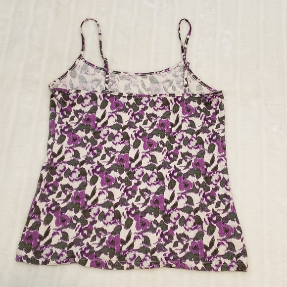 BOGO Free🦋 Ann Taylor Loft Floral Spaghetti Strap Tank Top - Picture 7 of 11